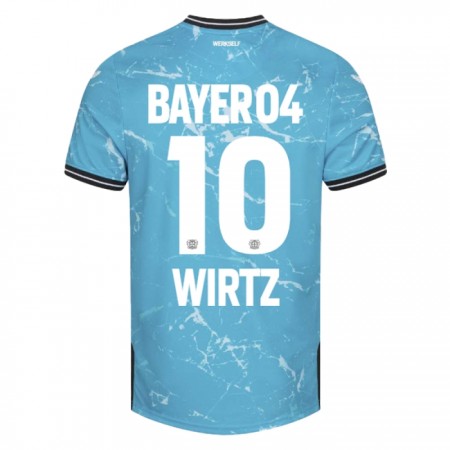 Bayer 04 Leverkusen Florian Wirtz 10 Matchtröjor Tredje Fotbollströja 2023-24